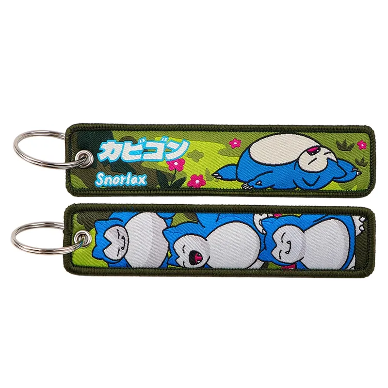Japanese Anime Elf Monsters Keychain for Cars Backpack Key Holders Embroidery Keyrings Key Tag Jet Tag Accessories Gifts 1pcs — image 19