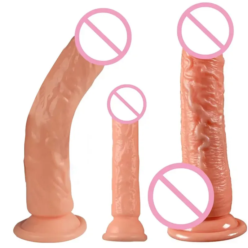 Flesh Color Dildo Multiple Styles Suction Cup Dildo Big Dick Female Masturbator Clitoral Stimulator Lesbian Sex Toys For Women — image 2