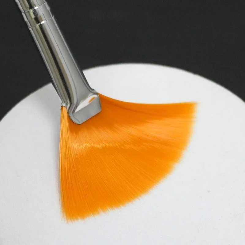 3 stk Praktiske ansigtsbørster Fan Makeup Blusher Børster Bløde bærbare maskebørster Kosmetisk værktøj til kvinder Damer Piger — image 4