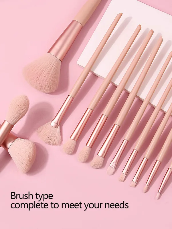 New 13 Pcs/set In Barrels Makeup Brushes Set Powder Foundation Blush Contour Eyeshadow Brow Lashes Cosmetic Brushes Beauty Tools — image 3