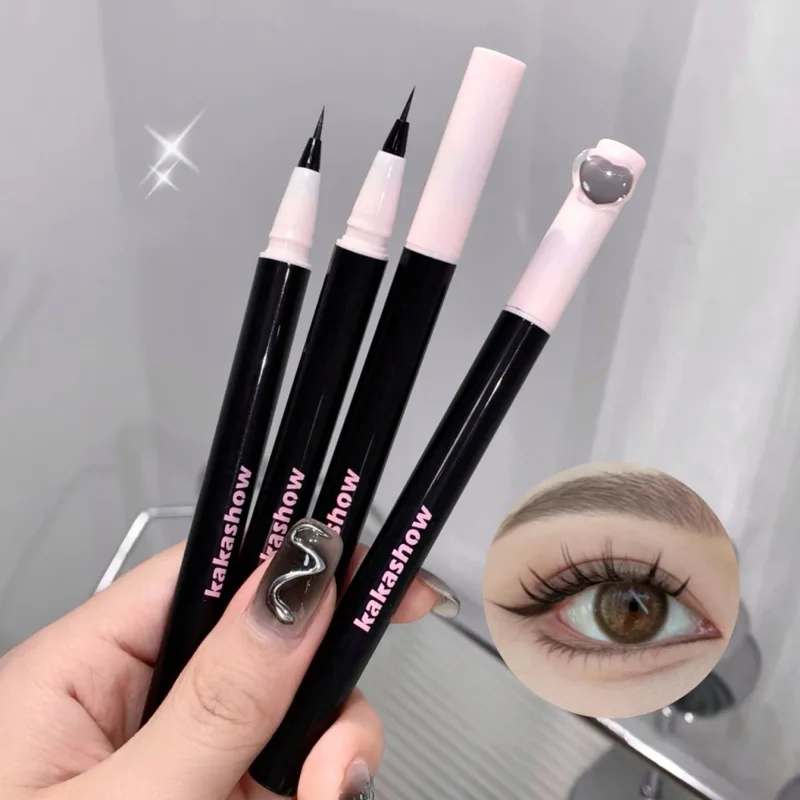 0.05mm Eyeliner Liquid Pen Matte Smooth Quick Dry Waterproof Ultra-thin Eyeliner Lower Eyelash Pen Non Smudging Korean Makeup — image 4