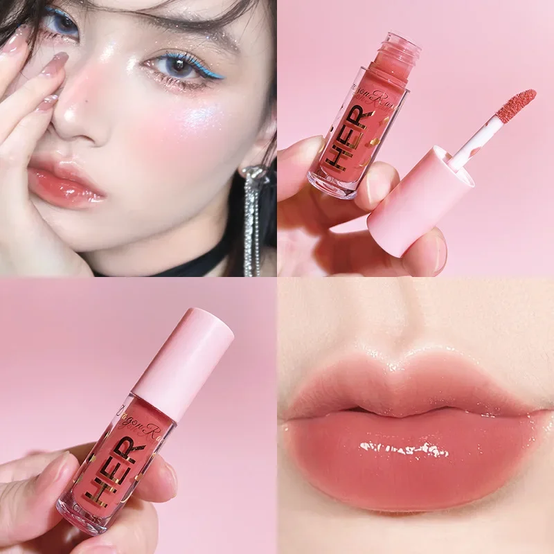 8 Colors Liquid Lipstick Waterproof Moisturizing Long Lasting Shiny Lip Gloss Natural Makeup Jelly Lip Glaze Shimmer Cosmetics — image 12