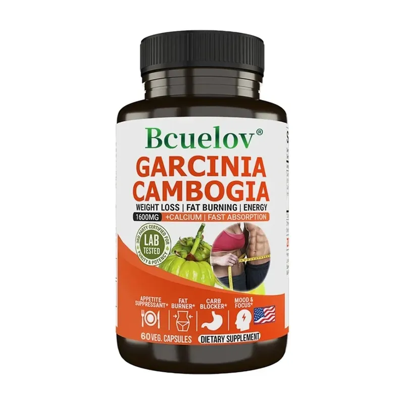Bcuelov Garcinia Cambogia Capsule per Donne e Uomini Brucia Grassi Pulizia Intestinale Integratore per la Gestione del Peso NON OGM — image 9