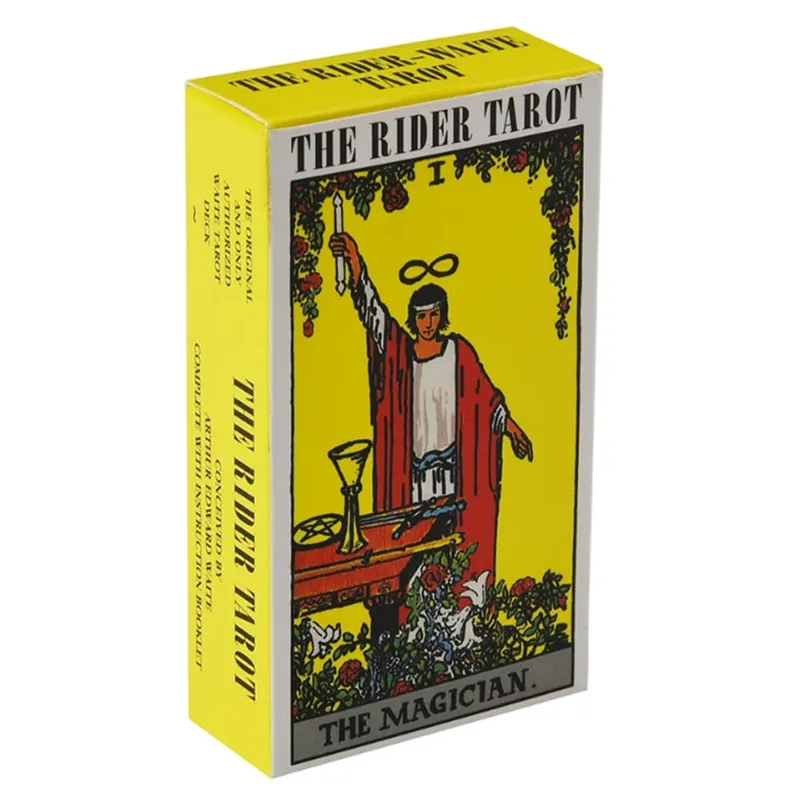 Baralho de tarô Rider Waite, venda quente de cartas de adivinhação para uso pessoal, baralho de tarô completo em inglês e espanhol, baralho para meninas, jogo de tabuleiro