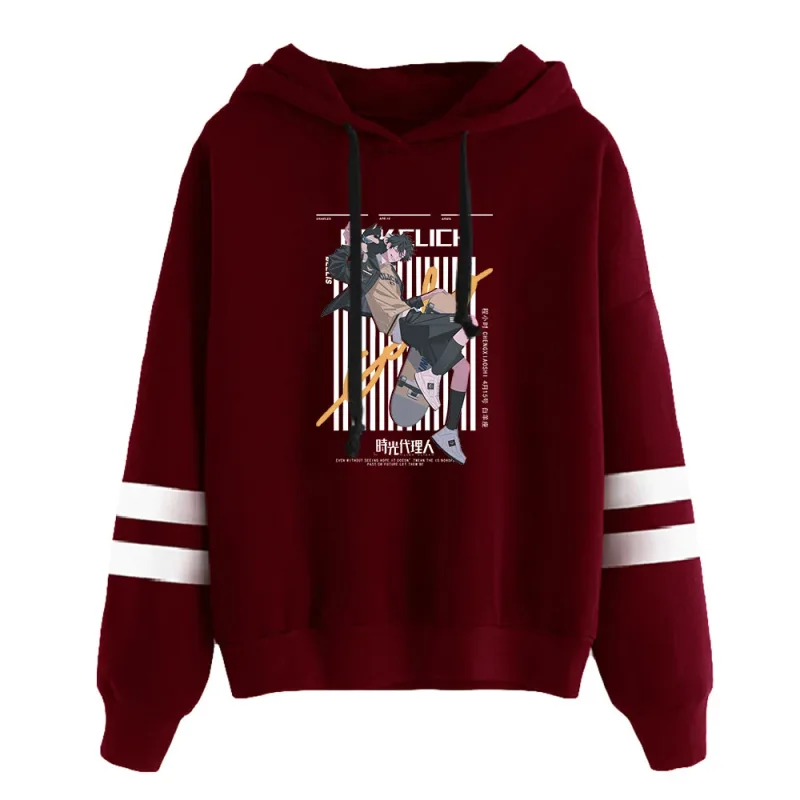 Link Click Anime Hoodie Unisex Pocketless Parallel Bars Sleeve Sweatshirts Women Men Hoodies Harajuku Streetwear Fashion Clothes — image 5
