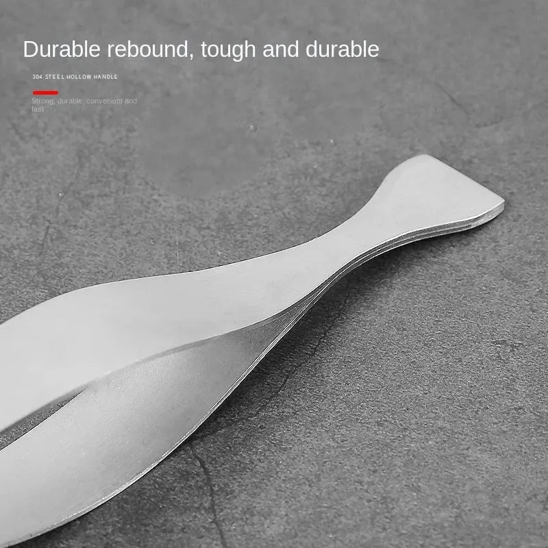 Stainless Steel Fish Bone Clip Kitchen Pig Feather Chicken Feather Duck Feather Tweezers Hair Plucker Seafood Bone Peeling Tool — image 4