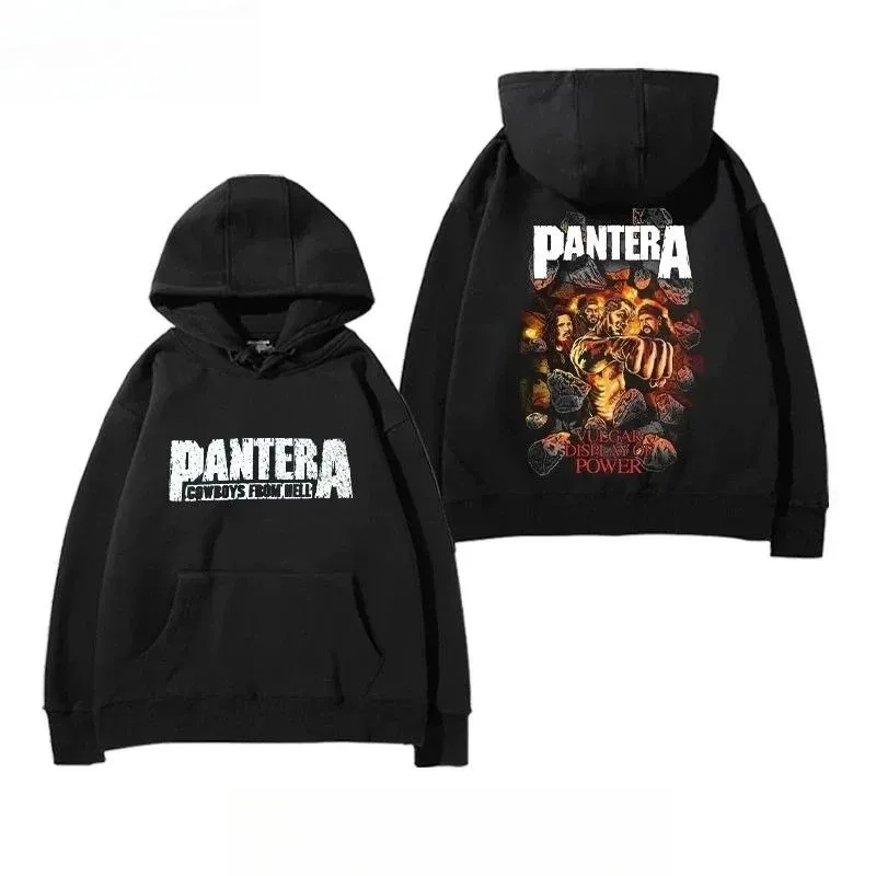 2026WinterNew Hoody PANTERA Band Pullovers COWBOYS FROM HELL Print Hoodies Men Women Vintage Fashion Hip Hop Oversized Swatsirts — image 1