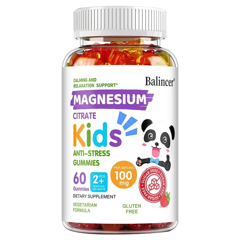 Magnesium Citrate Gummies - Promote Muscle Growth Healthy Sleep Support Heart Bone Muscle and Nervous System Health