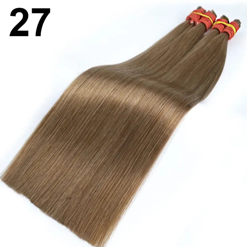 Extensiones de cabello humano 100% Real sin trama, cabello humano Remy a granel, cabello indio virgen negro Natural sin procesar, trenzado para mujeres — image 15
