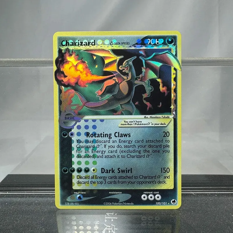 Charizard PTCG Single Collection Card 1st Edition 1996 Vmax Ex Rare Rainbow Card PKM Proxy Cards Toys Gifts — image 33