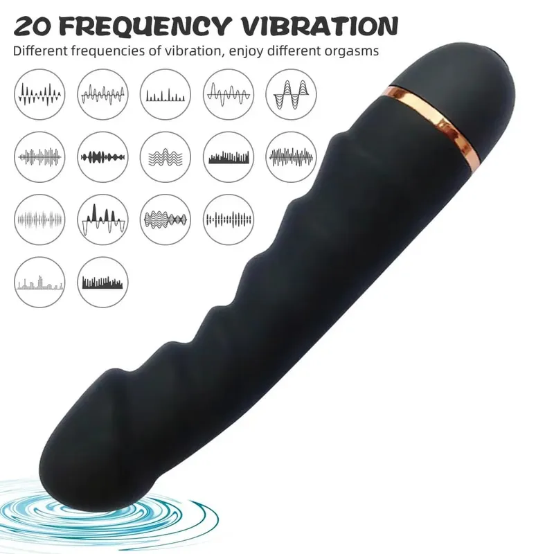 20 Modes Vibrator Soft Silicone Dildo Realistic Penis Strong Motor G-spot Clitoral Stimulator Female Masturbator Adult Sex Toys — image 2