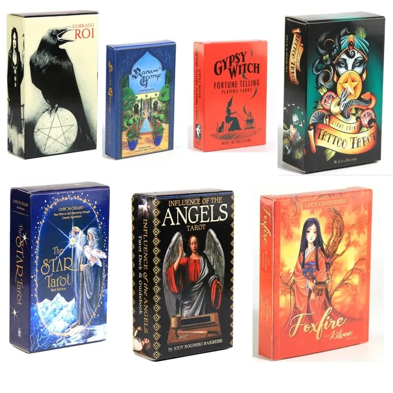 600 스타일 타로 카드 Lenormand Star foxfire angels 오라클 카드 보드 게임 마녀 oracle Deck-A — image 1