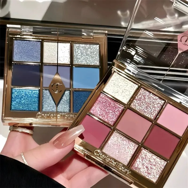 Charlotte Makeup Set 9 Colors Eye Shadow Disc 9g Lasting Nature Easy To Color Foundation Eyeshadow Advanced Tilbury Cosmetics — image 3