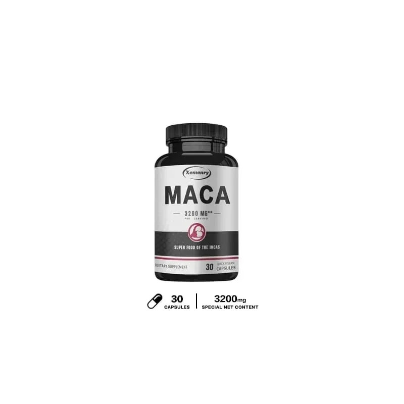 Ultimate Organic Black Maca Capsule Supplement 3200 Mg (per Serving) 120 Quick Release Capsules Men's Enhancement Formula