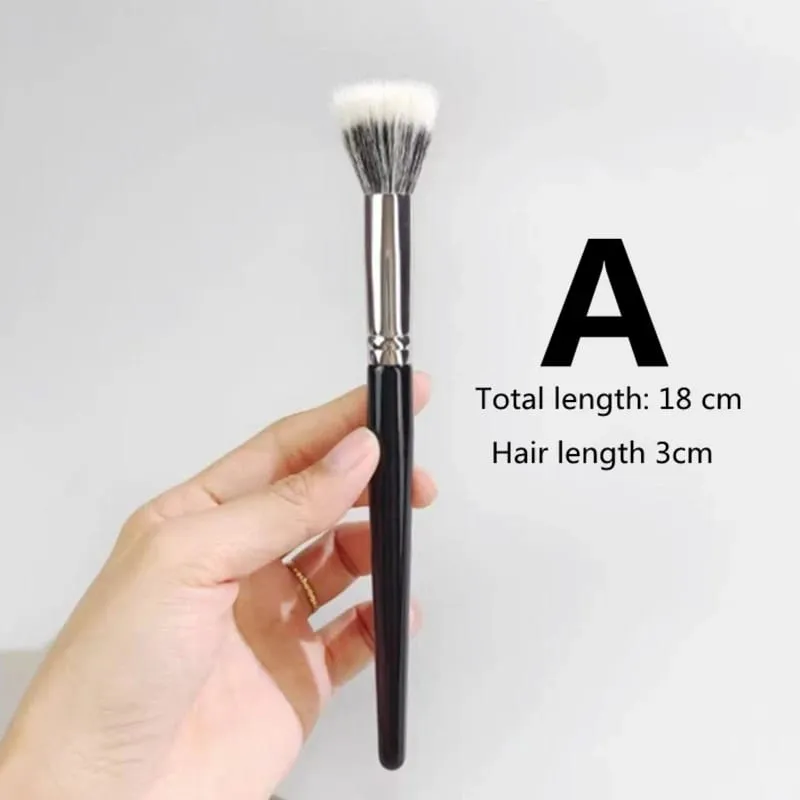 Stippling Highlight Makeup Brushes Blush Goat Hair Multifunctional Beauty Foundation Make Up Brush Tools — image 8