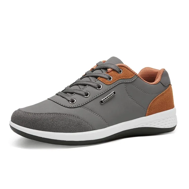 Men Shoes Spring Autumn Waterproof Walking White Sneakers Man Leather Sports Shoes Non-Slip Footwear Tennis for Men — image 13