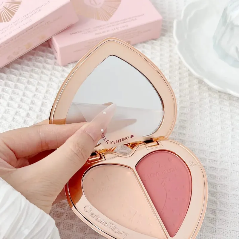 Charlotte Tilbury Chic Powder Blush Silky Soft Buildable Blendable Radiant Luminous Long Lasting Natural Glow Swish Pop Makeup — image 3