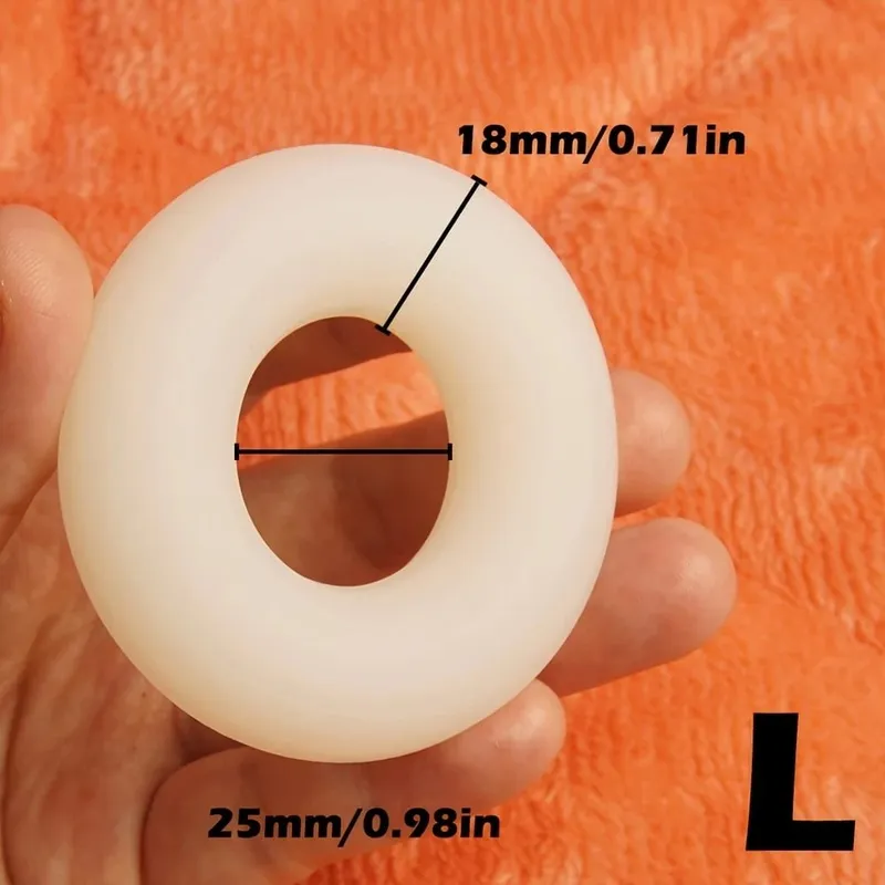 Ultra Soft Stretchy Cock Rings Liquid Silicone Penis Rings Cockring Ball Stretcher Delay Ejaculation Sex Toys for Men