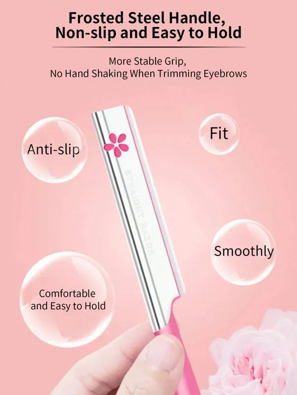 5 chiếc Máy tỉa lông mày chuyên nghiệp Beipin nhỏ gọn và tinh tế Lưỡi dao sắc bén để chải chuốt mượt mà và sạch sẽ