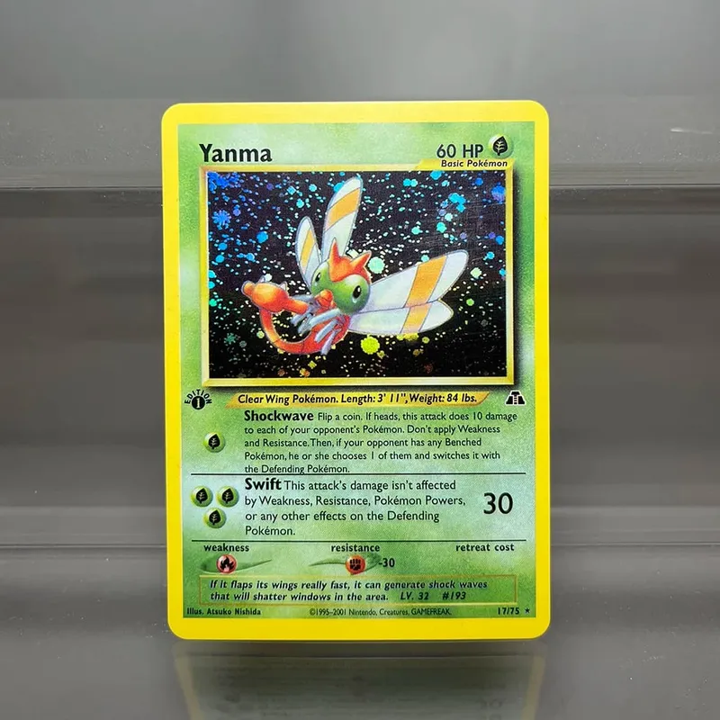 PKM Foil Cards Houndour Celebi Houndoom 1st Edition 1996 Single Cards Game Collection Cards PTCG Proxy Cards — image 14