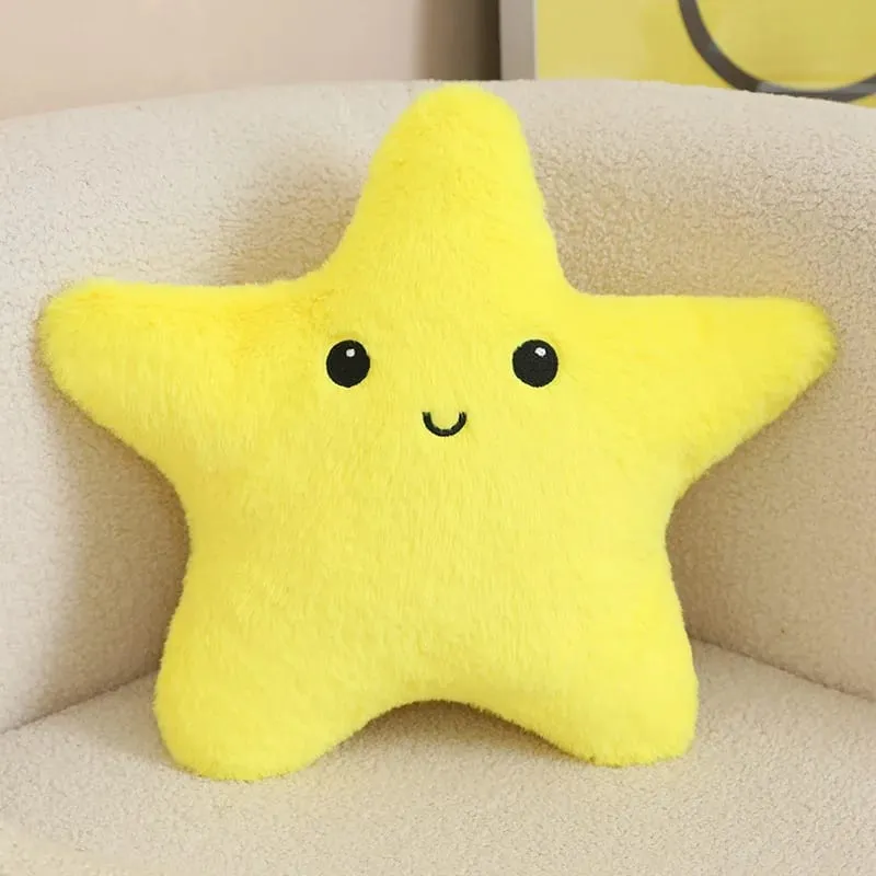 Estrela de cinco pontas estrela do mar travesseiro de pelúcia estrela múltiplas cores estrela brinquedos de pelúcia casa sofá quarto almofada presentes para amigos — image 7