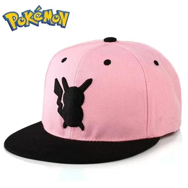 Pokemon Pikachu Baseball Cap Anime Cartoon Figure Cosplay Hat Adjustable Women Men Kids Sports Hip Hop Caps Toys Birthday Gift — image 30