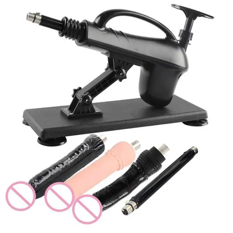 Portable Automatic Masturbation Machine for Women with Big Dildo Men's Sex Toy Pumping Gun for Couples — image 12