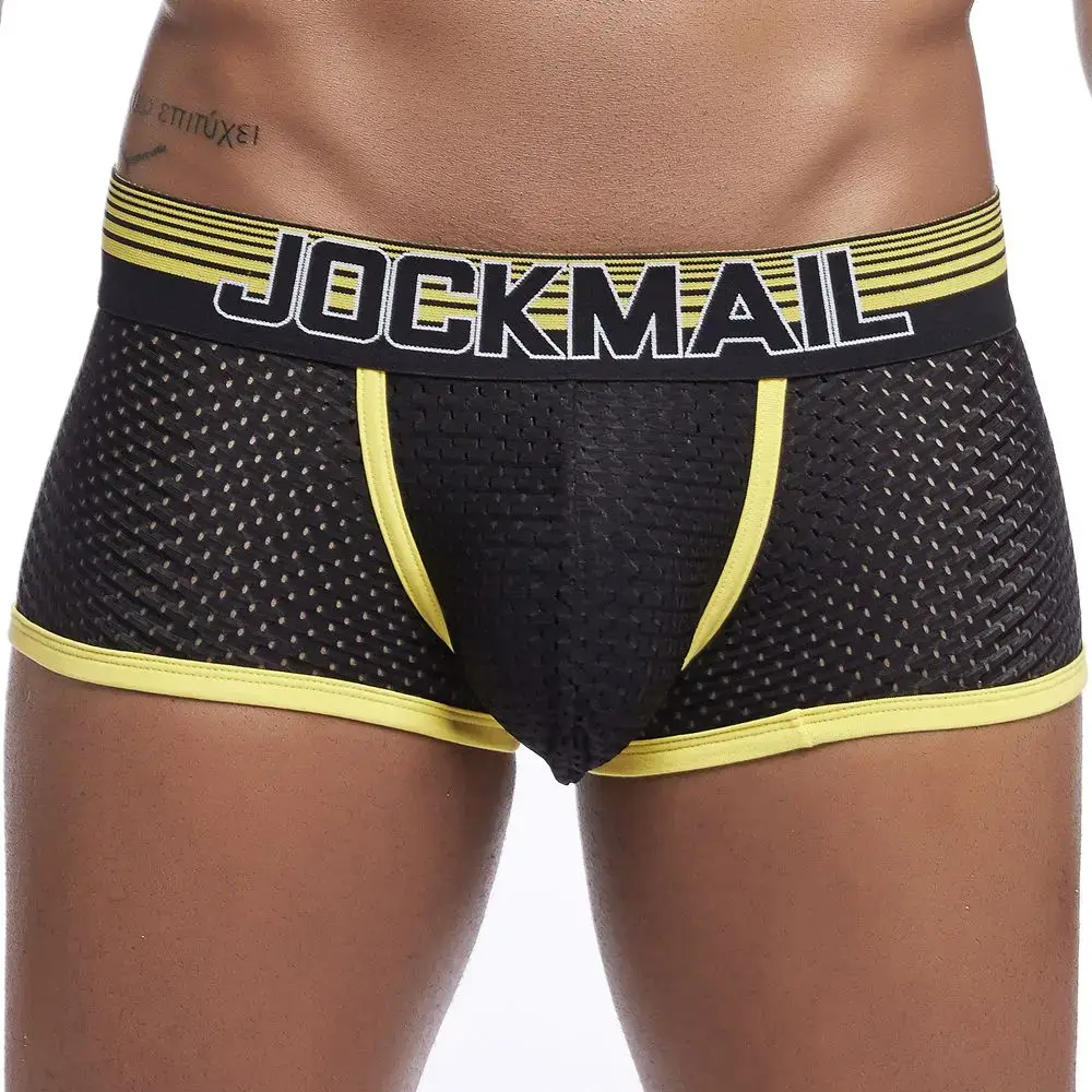 4PCS/Lot Boxer Men Mesh Breathable Boxershorts Men Underwear Shorts Panties Men Cuecas Boxer Underpants Calzoncillos 3256808053328844 — image 8
