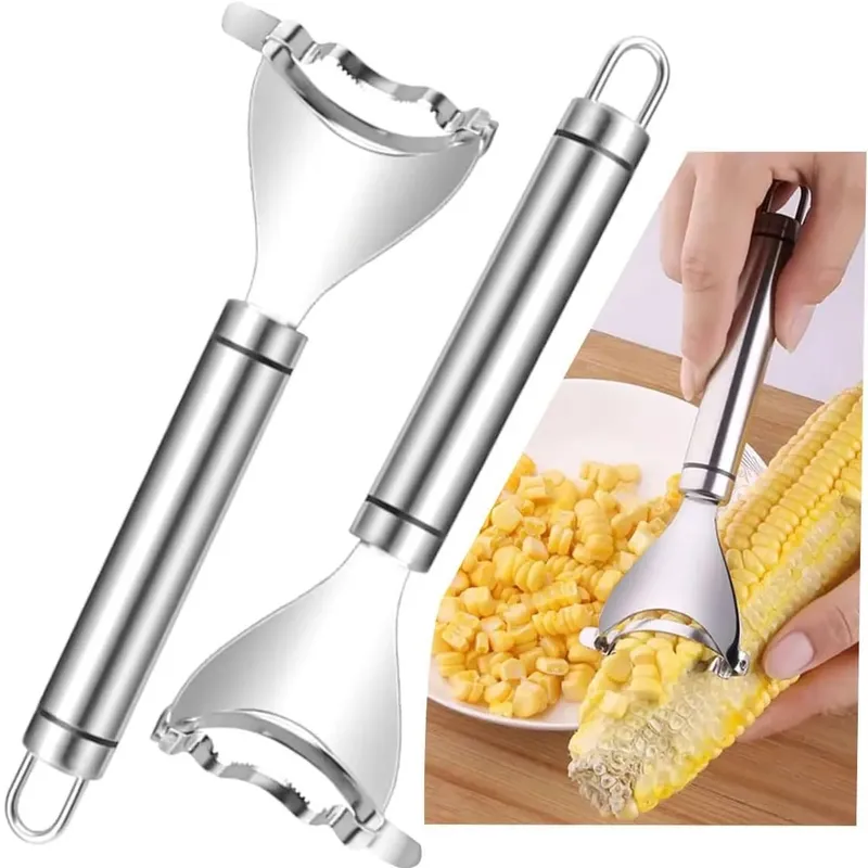 Corn Peeler For Corn On The Cob Stripper Tool Removes Corn Kernels From Cobs In Seconds Kitchen Gadget Stripping Tool