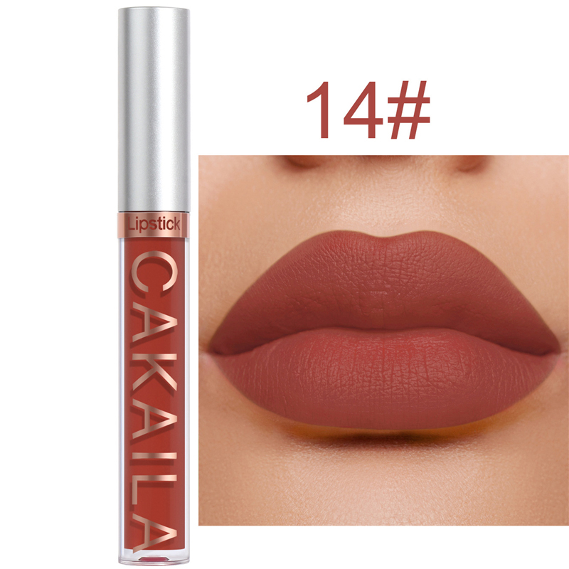 18 Color Waterproof Matte Velvet Lip Glaze Lasting Silky Liquid Lipstick Not Easy To Fade Lip Gloss Makeup Sexy Lip Tint