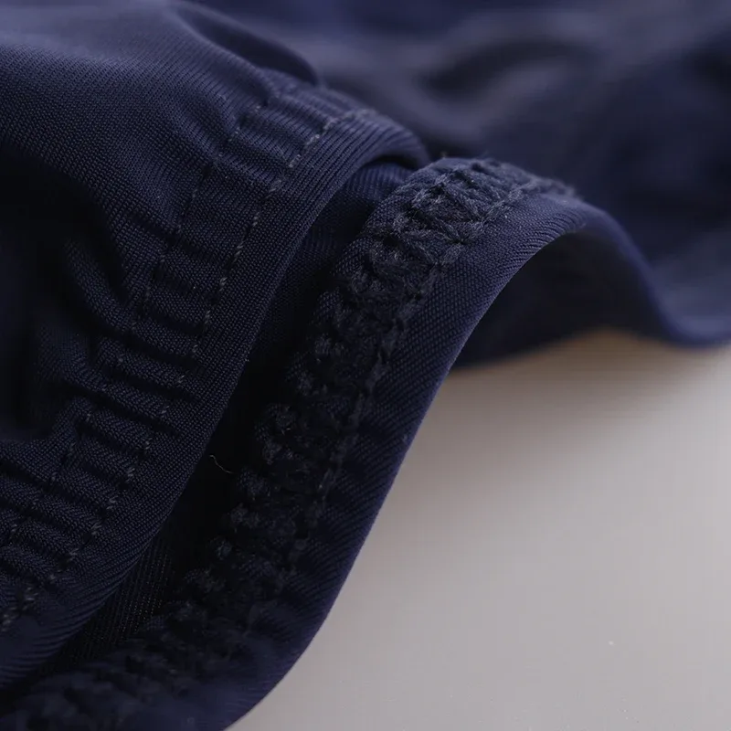 3 uds verano borde estrecho hombres deportes transpirable hielo seda calzoncillos finos sexy cintura baja apretado sin costuras pequeños pantalones triangulares — image 6