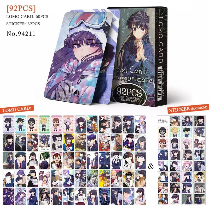 Anime atak tytanów‌ karta Lomo pocztówka zabawka Haikyuu aptekarz pamiętniki Honkai Star Rail karty kolekcjonerskie z naklejkami prezent