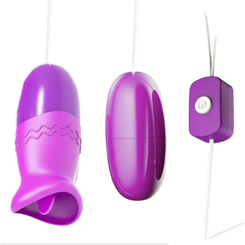 Double Tongue Vibrator Jump Eggs Liping Clitoris Stimulator USB Power Adult Product Sex Toys For Women Vagina Masturbation — image 1