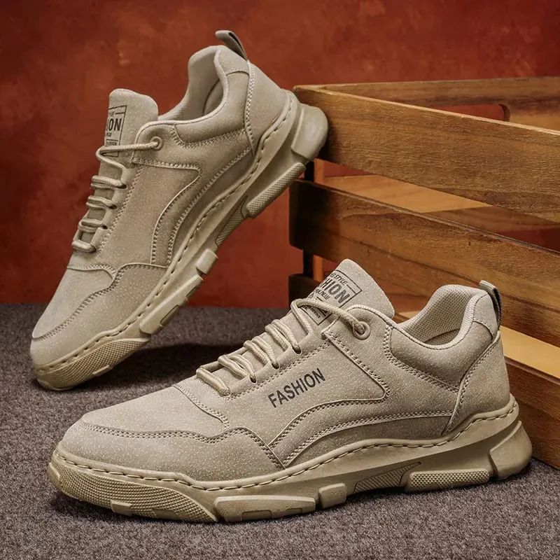 Spring Autumn Men Casual Sneakers New Fashionable Versatile Shoes Casual Comfortable Running Height Increasing Men's Shoes — image 3