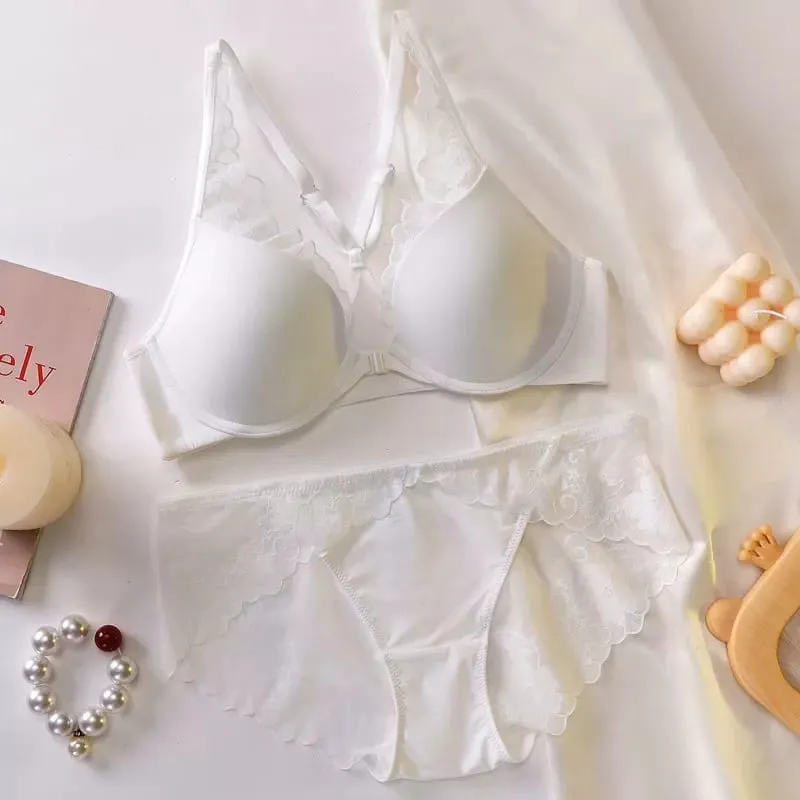 Nahtloser Neckholder-BH mit vorderer Schnalle, weicher Bügel, dünner Sommer-Push-Up, kleine Büste, Minimizer, große Brust, sexy Rücken, Dessous 32–38 — image 11