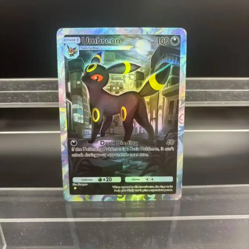 DIY POCKET Collection Cards Umbreon Espeon Jolteon ex Self Made Single Card Classic Game Anime Card Gift Toy — image 6