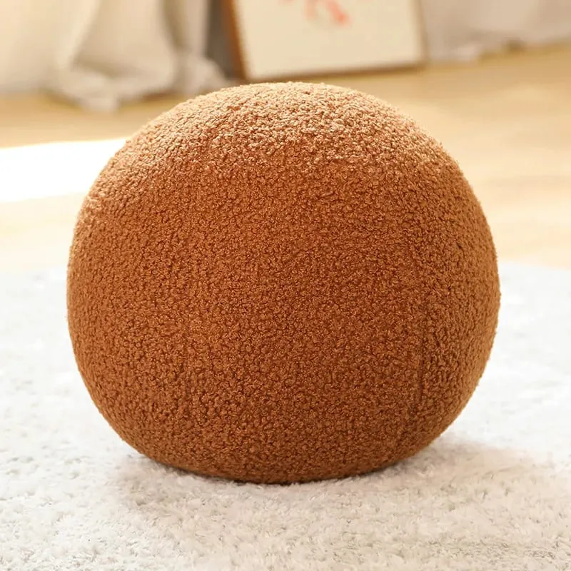 INS Popular Plush Yellow Moon Ball Shape Cushion Stuffed Donut Twist Bar Throw Pillow Home Decoration Room Pillow Birthday Gift — image 20