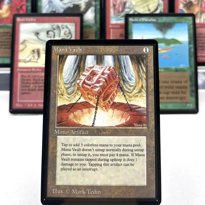 TCG Cards for Home Play Proxy Natural Selection Timber Wolves the Mana Vault Mox Pearl — image 1