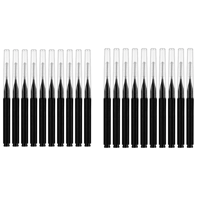 10/20 Pcs Eyebrow Brushes Mini Brow Lifting Brush Disposable Makeup Eyelash Tool Tooth Interdental Brush Lash Extension Supplies