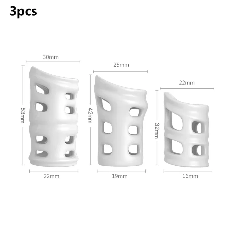 Silicone Male Foreskin Corrector Penis Rings Cock Ring Male Glans Expose Delay Ejaculation Cockrings Sex Toys For Men Adults Toy — image 10