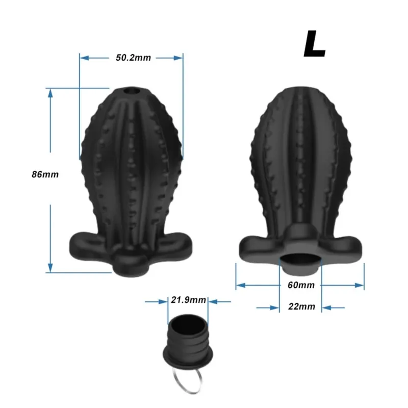 4 Sizes Silicone Butt Anal Plug Anus Tunnel Vaginal Anchor Shower Enema Dilatador Dildos Bdsm Toy Women Men Masturbator Sex Toys — image 9