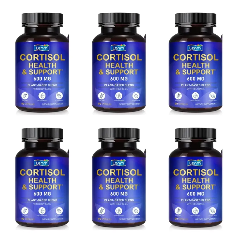 Lenm Cortisol Health Support Capsules Ashwagandha Rhodiola Holy Basil L-Theanine Para sa Stress Balance at Relaxation Adult 90 Count — image 11