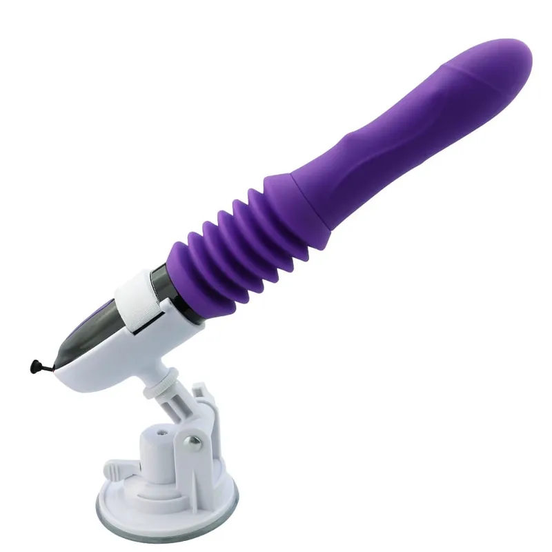 Telescopic Dildo Vibrator Automatic Up Down Massager G-spot Thrusting Retractable Pussy Vibrate Large Size Sex Toys for Women