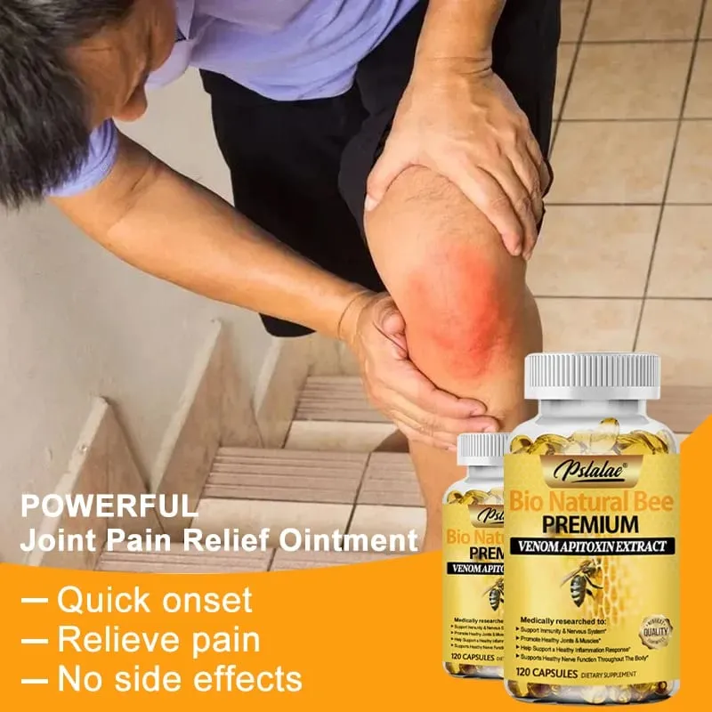 Natural Bee Capsules Enhance Immunity and Anti-oxidation Effectively Relieve Joint Inflammation 120 Capsules Non-GMO — image 5
