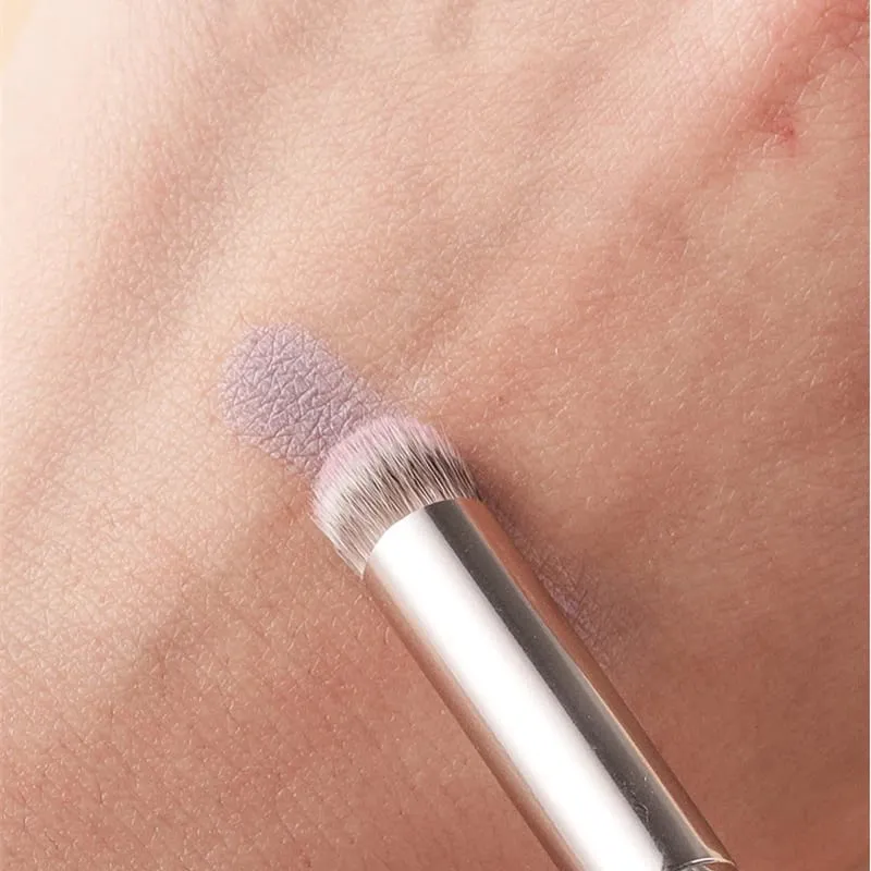 3pcs Beveled Foundation Concealer Makeup Brushes Seamless Cover Synthetic Dark Circle Liquid Cream Cosmetics Contour Brush Tool