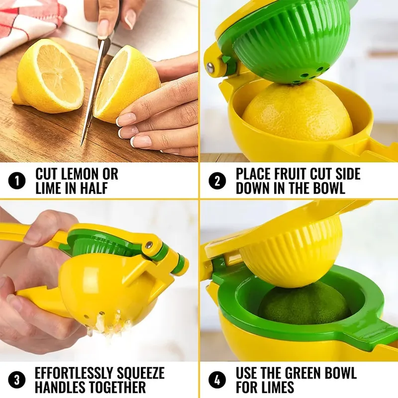 1pc Lemon Squeezer Fresh Orange Citrus Lime Fresh Fruit Juicer Press Metal Hand Press Extractor Portable Manual Juicer — image 5