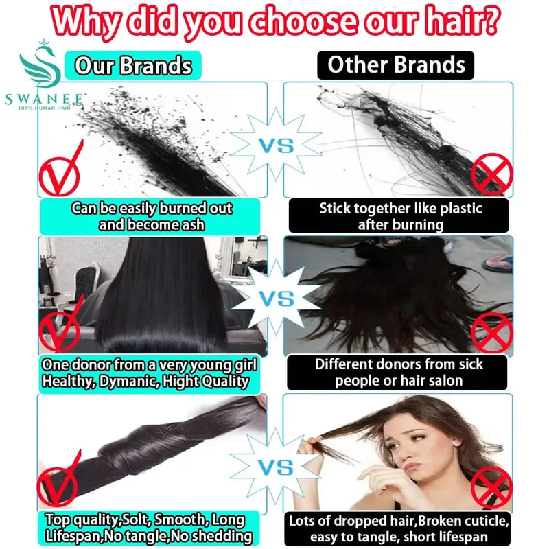 Raw Virgin Clip In Hair Extensions Human Hair Vietnamese Straight Clip In Natural Black Clip Ins Unprocessed Hair 100g 7Pcs/Set — image 8