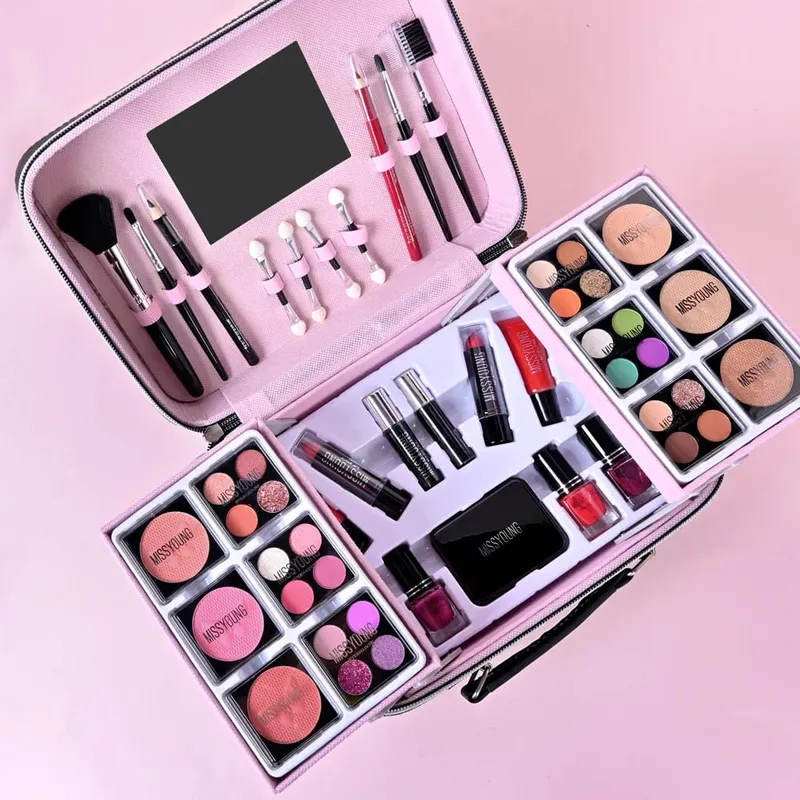 Popolare set di bellezza da 36 pezzi trucco eyeliner fard rossetto kit per il trucco quotidiano del viso set regalo di compleanno per le vacanze delle donne — image 5