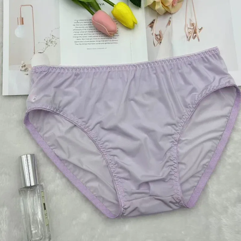 Ultra-Thin Silky Ice Silk Elastic Soft Close-Fitting Fabric Men's Daily Comfort Underwear Breathable Briefs men underwear sexy — image 27