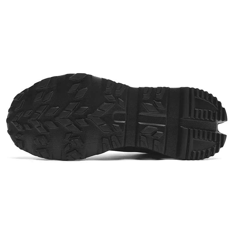 Men's running shoes hollow cushioning thick soled sneakers breathable mesh lightweight non-slip sneakers outdoor fitness shoes — image 6